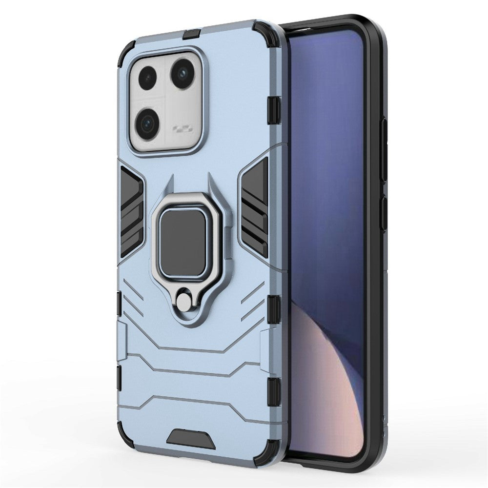 For Xiaomi 13 Shockproof Ring Kickstand Phone Case PC+TPU Mobile Phone Cover
