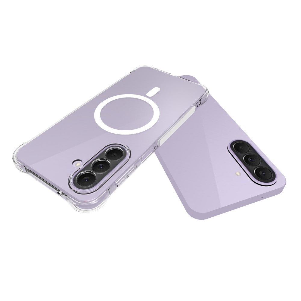 For Samsung Galaxy S26+ Magnetic Case TPU Anti-drop Phone Back Cover