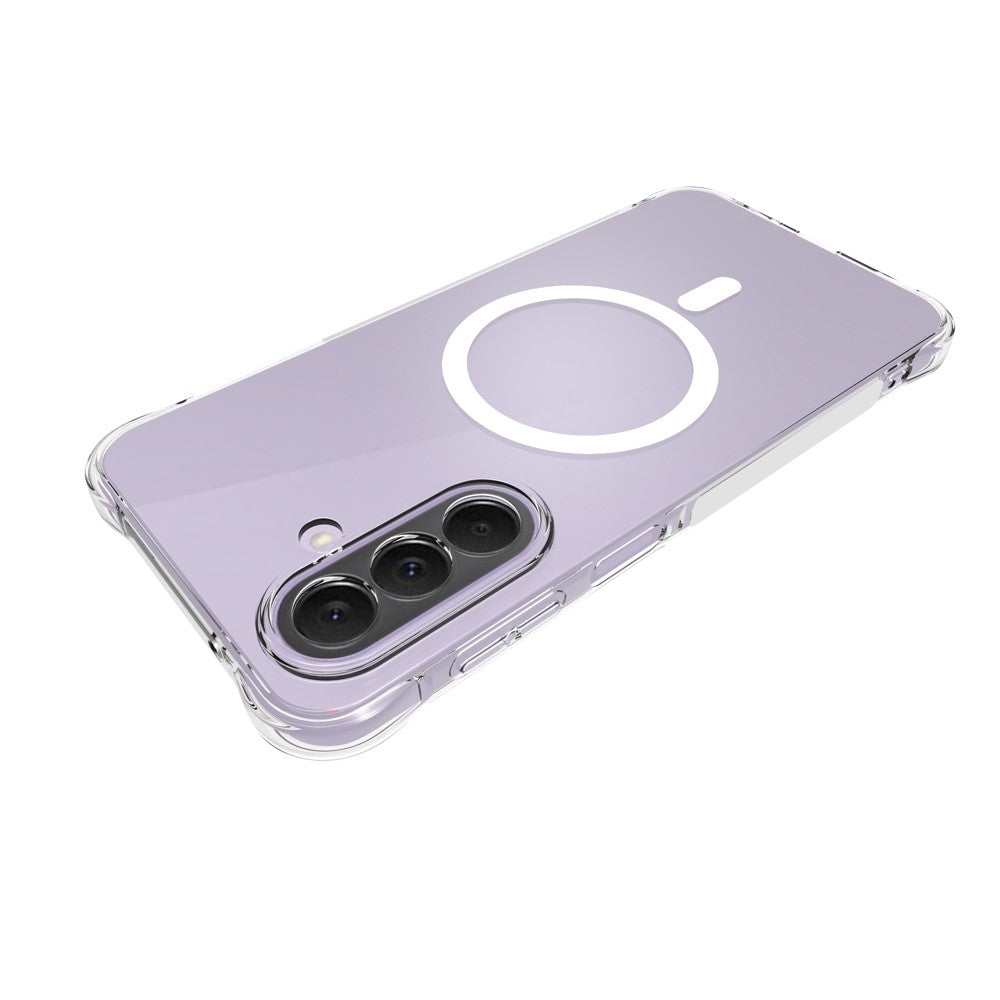 For Samsung Galaxy S26+ Magnetic Case TPU Anti-drop Phone Back Cover