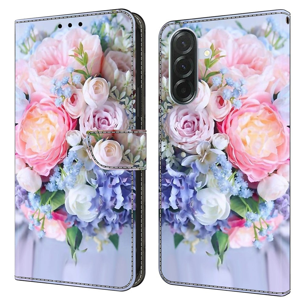 For Samsung Galaxy A27 5G Wallet Case Magnetic Clasp 3D Pattern Leather Phone Cover