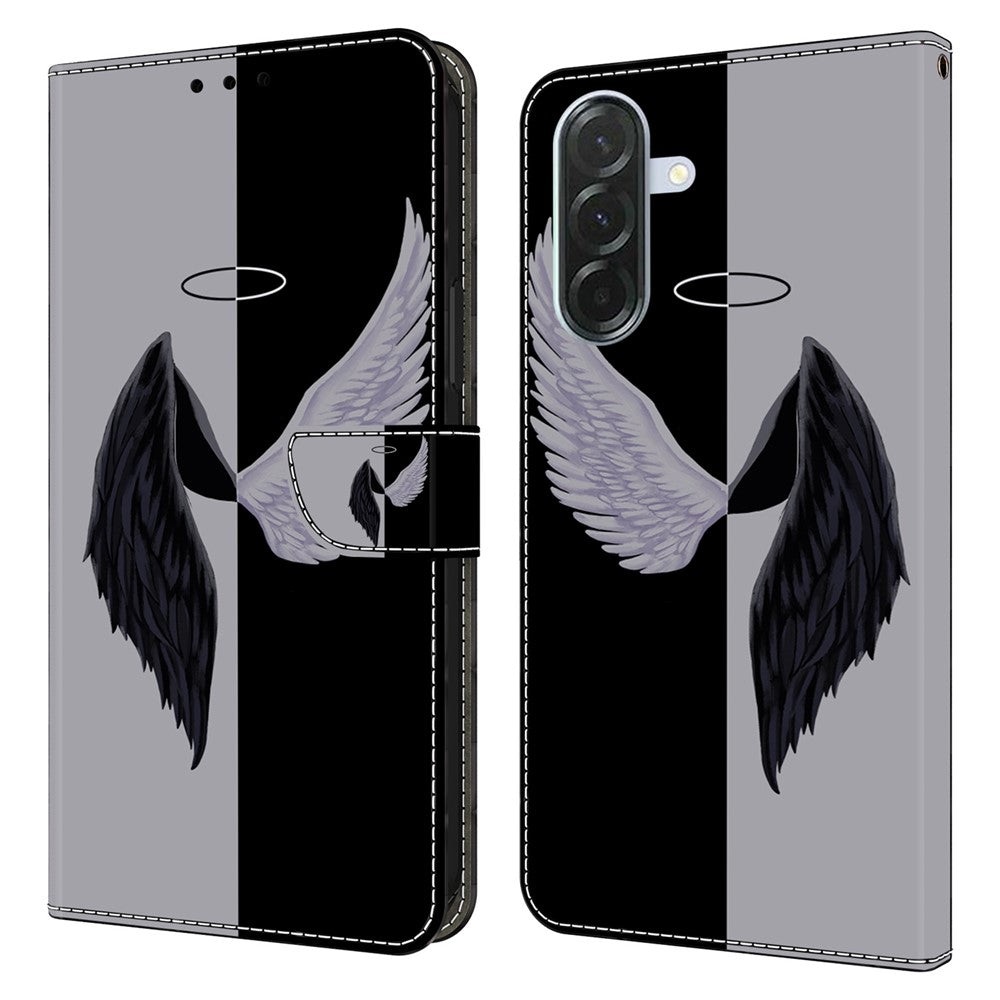 For Samsung Galaxy A27 5G Wallet Case Magnetic Clasp 3D Pattern Leather Phone Cover