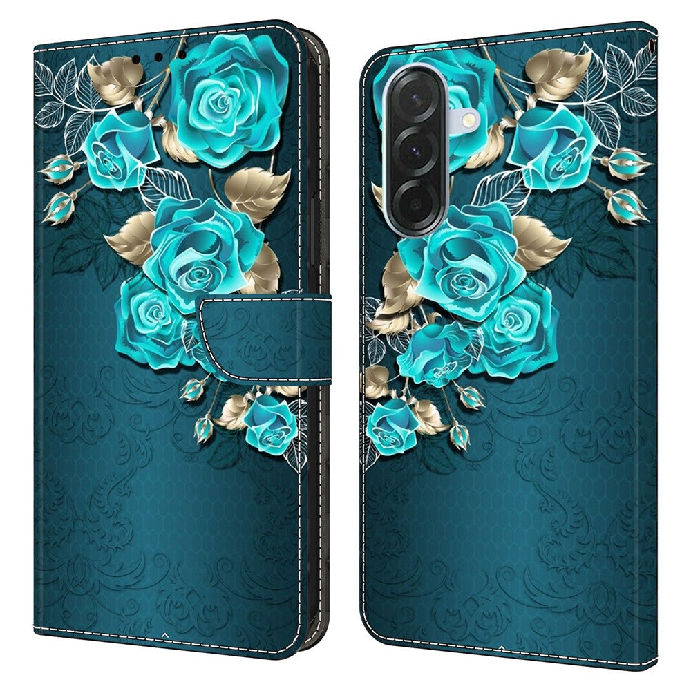 For Samsung Galaxy A27 5G Wallet Case Magnetic Clasp 3D Pattern Leather Phone Cover