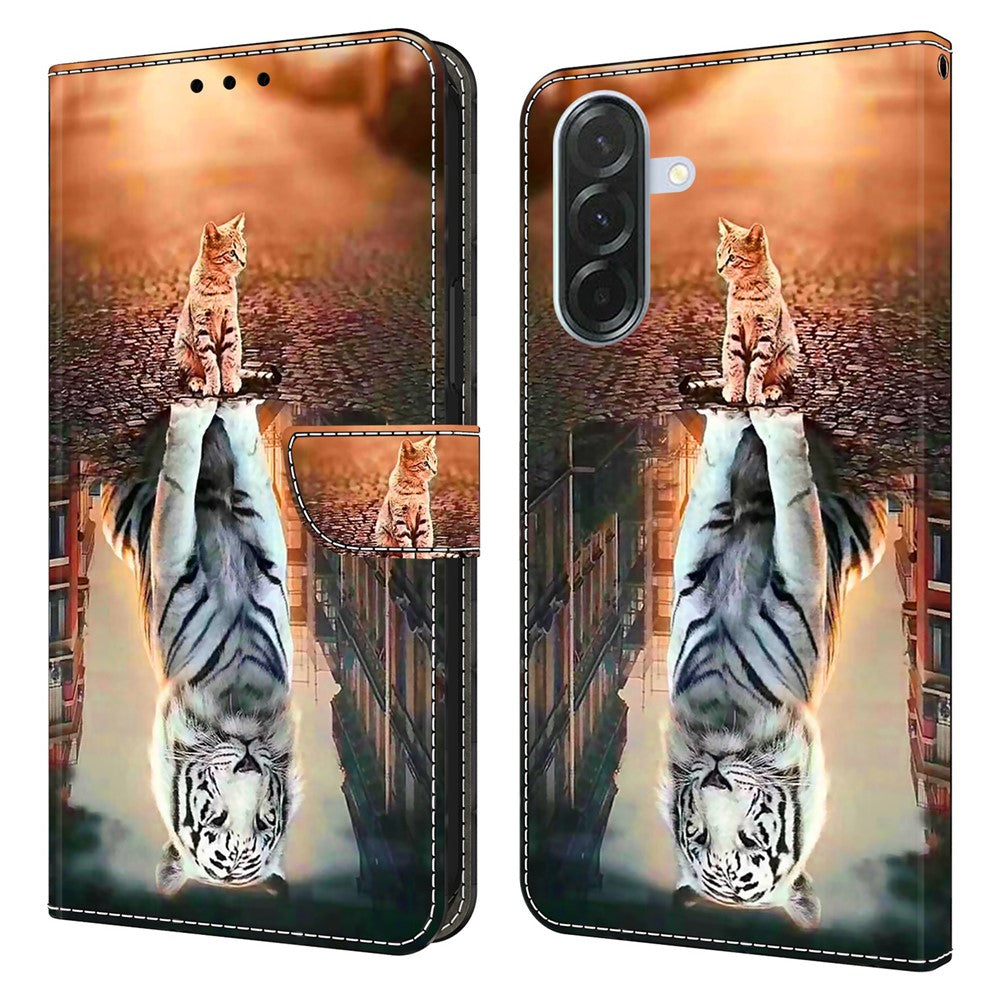 For Samsung Galaxy A27 5G Wallet Case Magnetic Clasp 3D Pattern Leather Phone Cover