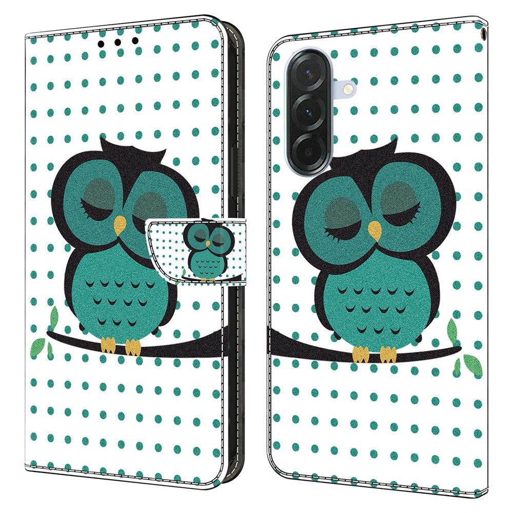 For Samsung Galaxy A27 5G Wallet Case Magnetic Clasp 3D Pattern Leather Phone Cover