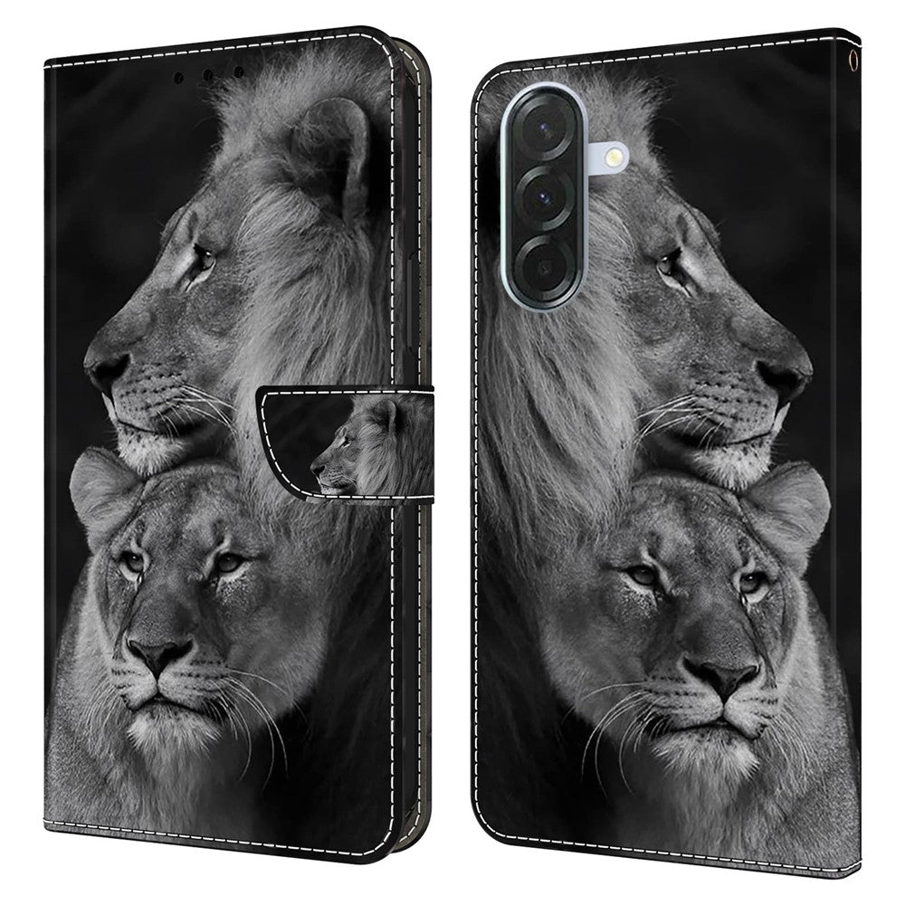For Samsung Galaxy A27 5G Wallet Case Magnetic Clasp 3D Pattern Leather Phone Cover