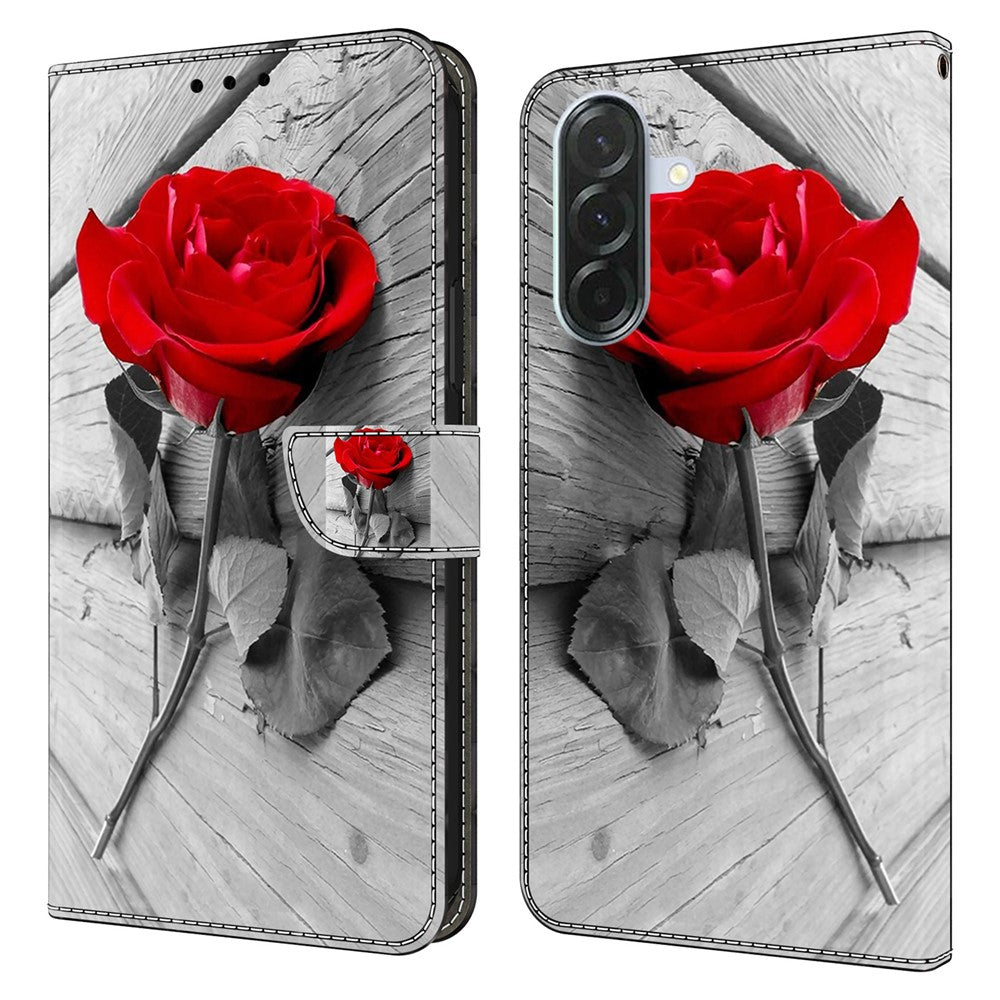 For Samsung Galaxy A27 5G Wallet Case Magnetic Clasp 3D Pattern Leather Phone Cover