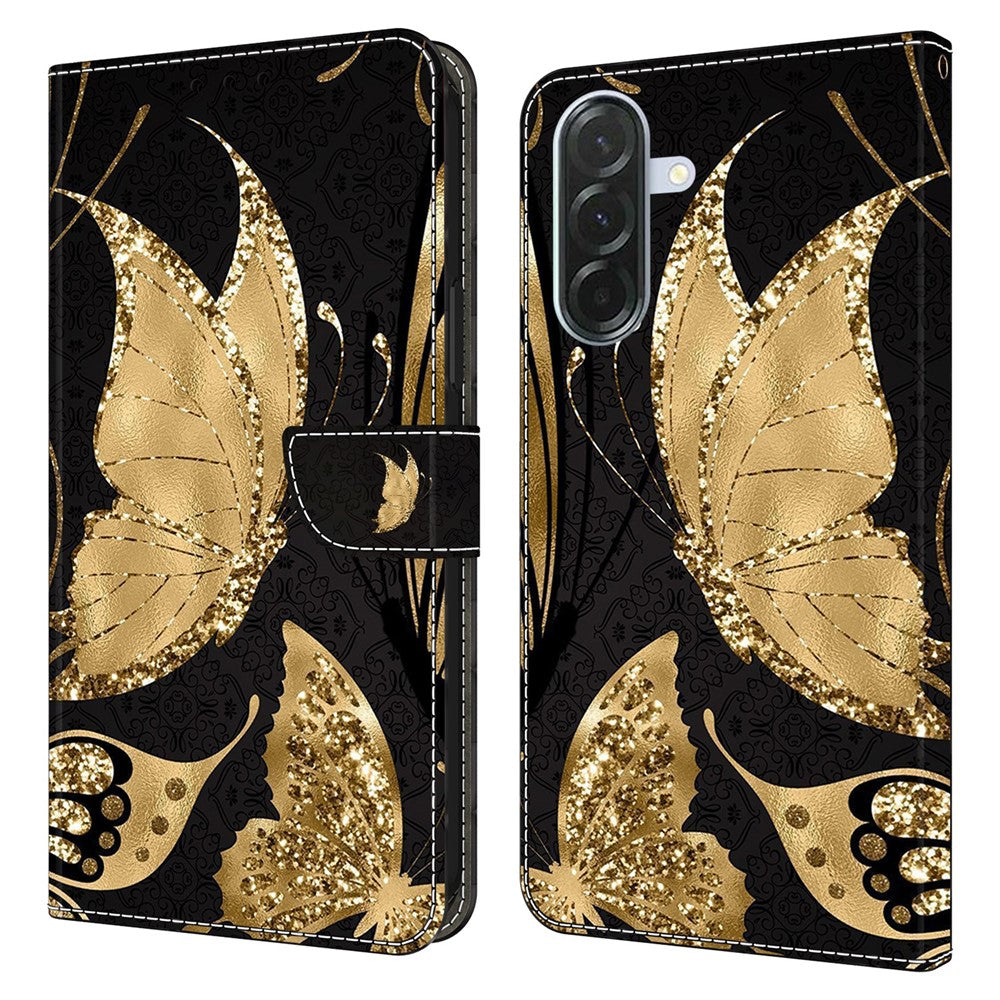 For Samsung Galaxy A27 5G Wallet Case Magnetic Clasp 3D Pattern Leather Phone Cover