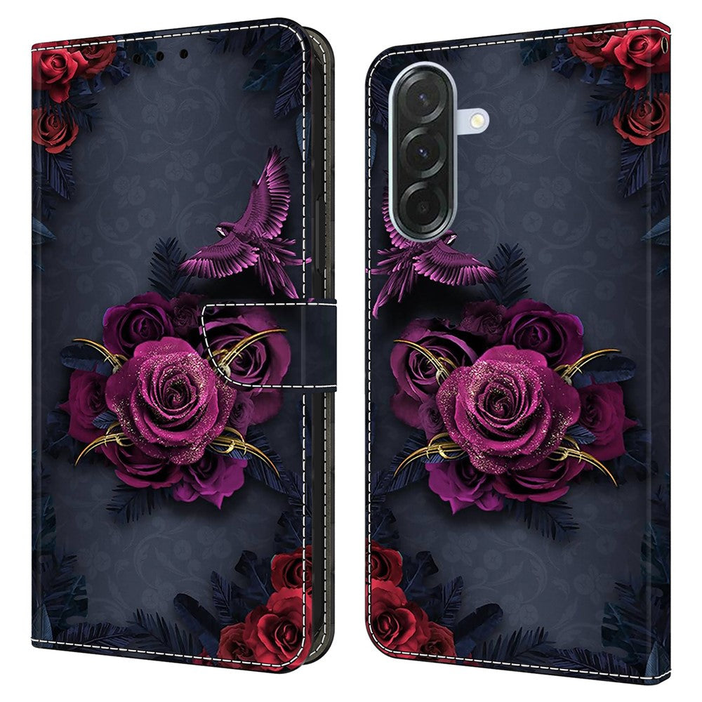 For Samsung Galaxy A27 5G Wallet Case Pattern Printing PU Leather Flip Stand Phone Cover