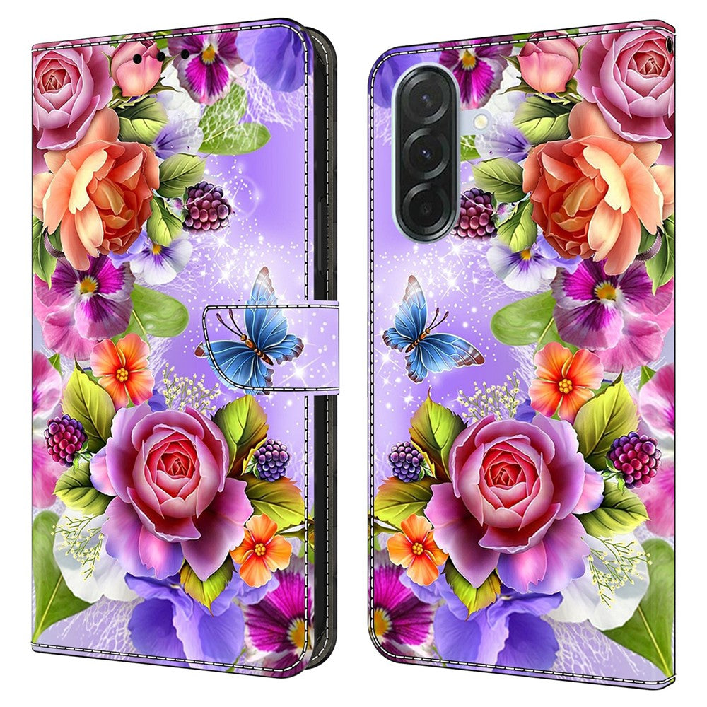 For Samsung Galaxy A27 5G Wallet Case Pattern Printing PU Leather Flip Stand Phone Cover