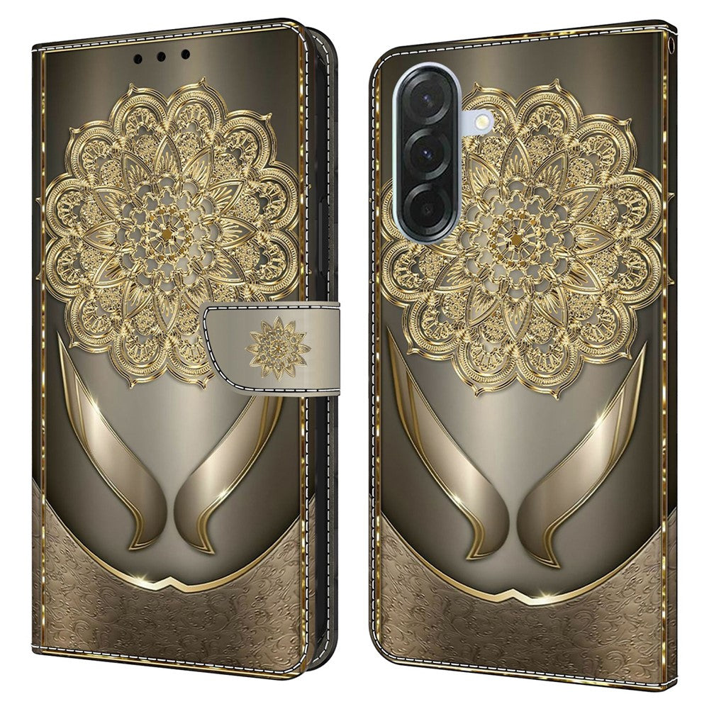 For Samsung Galaxy A27 5G Wallet Case Pattern Printing PU Leather Flip Stand Phone Cover