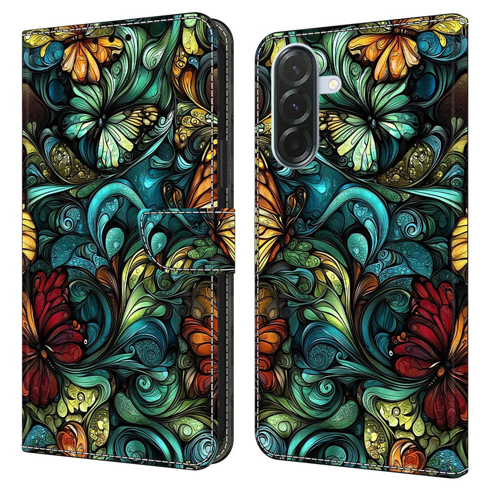 For Samsung Galaxy A27 5G Wallet Case Pattern Printing PU Leather Flip Stand Phone Cover