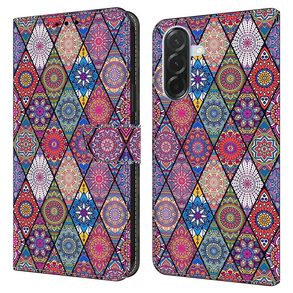 For Samsung Galaxy A27 5G Wallet Case Pattern Printing PU Leather Flip Stand Phone Cover