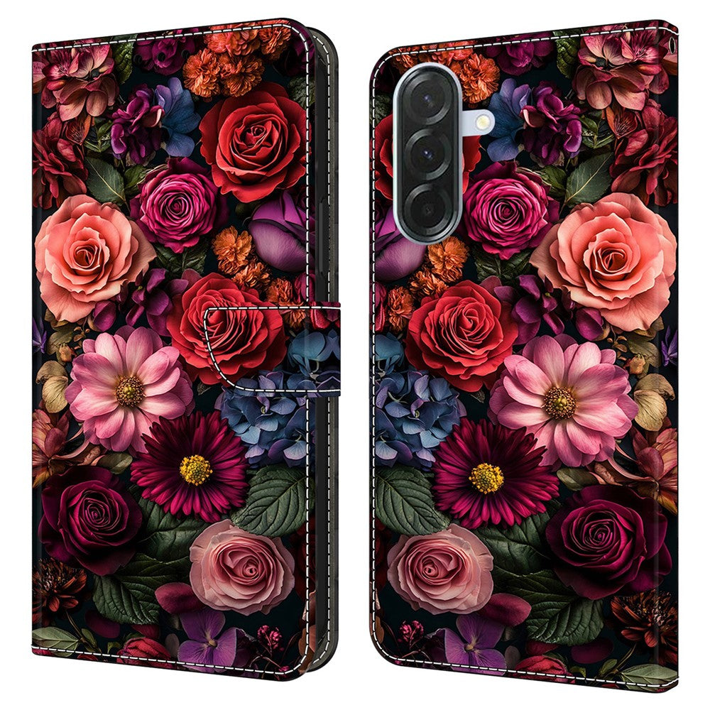 For Samsung Galaxy A27 5G Wallet Case Pattern Printing PU Leather Flip Stand Phone Cover