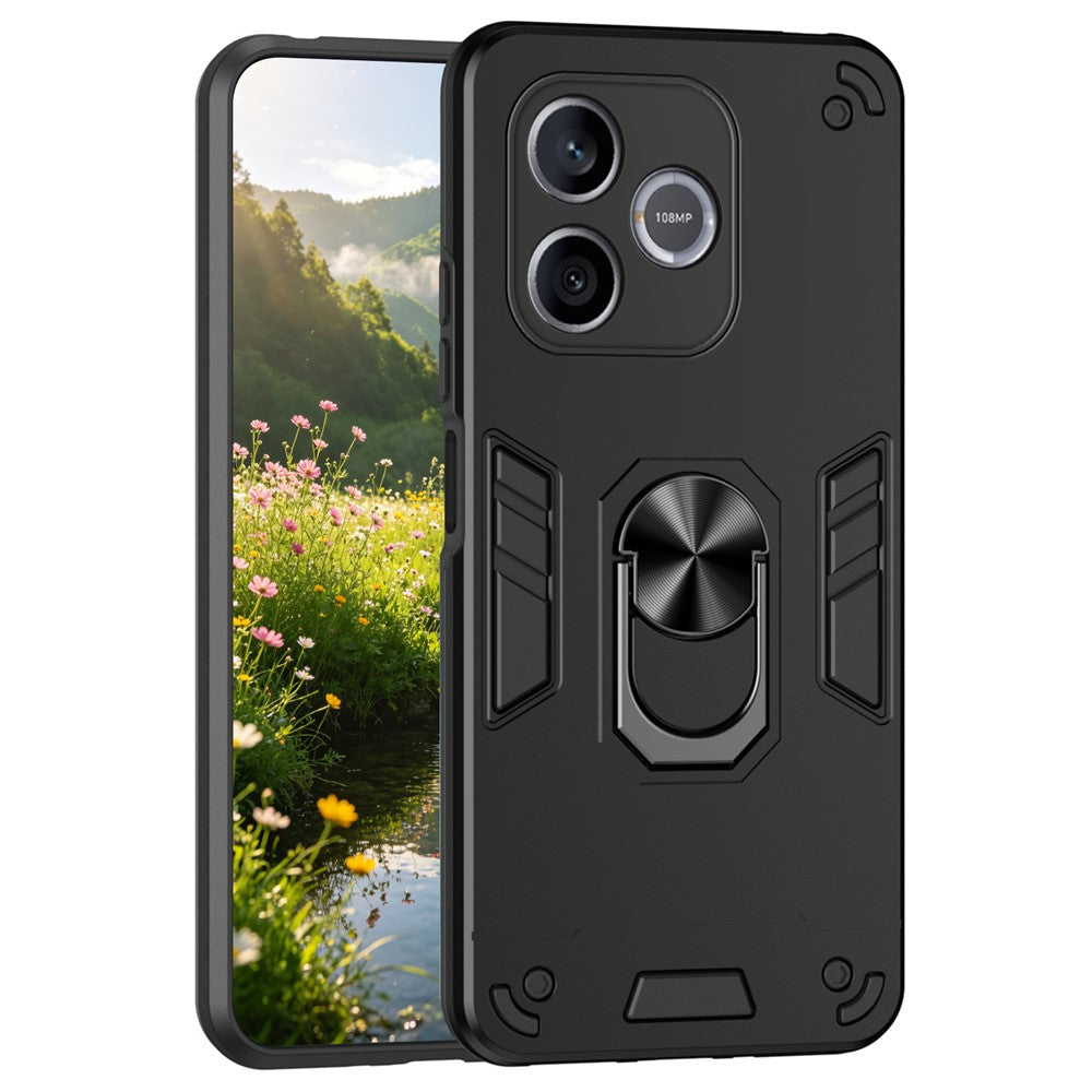 Honor 600 Lite 5G Handyhülle – Aus PC + TPU, mit Fallschutz & Ringständer