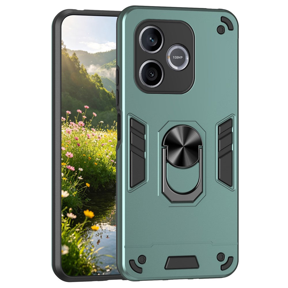 Honor 600 Lite 5G Handyhülle – Aus PC + TPU, mit Fallschutz & Ringständer