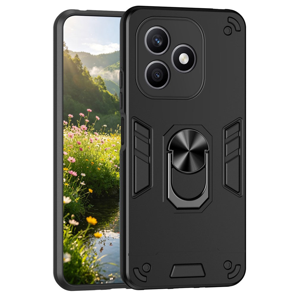 Honor X8d 4G Handyhülle – Aus PC + TPU, mit Fallschutz & Ringständer