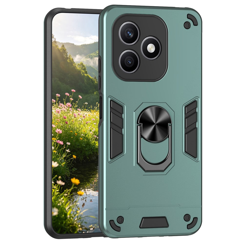 Honor X8d 4G Handyhülle – Aus PC + TPU, mit Fallschutz & Ringständer