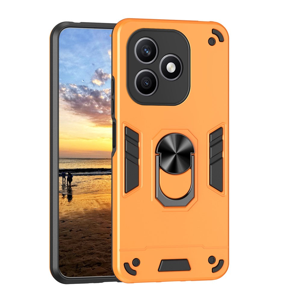 Honor X8d 4G Handyhülle – Aus PC + TPU, mit Fallschutz & Ringständer