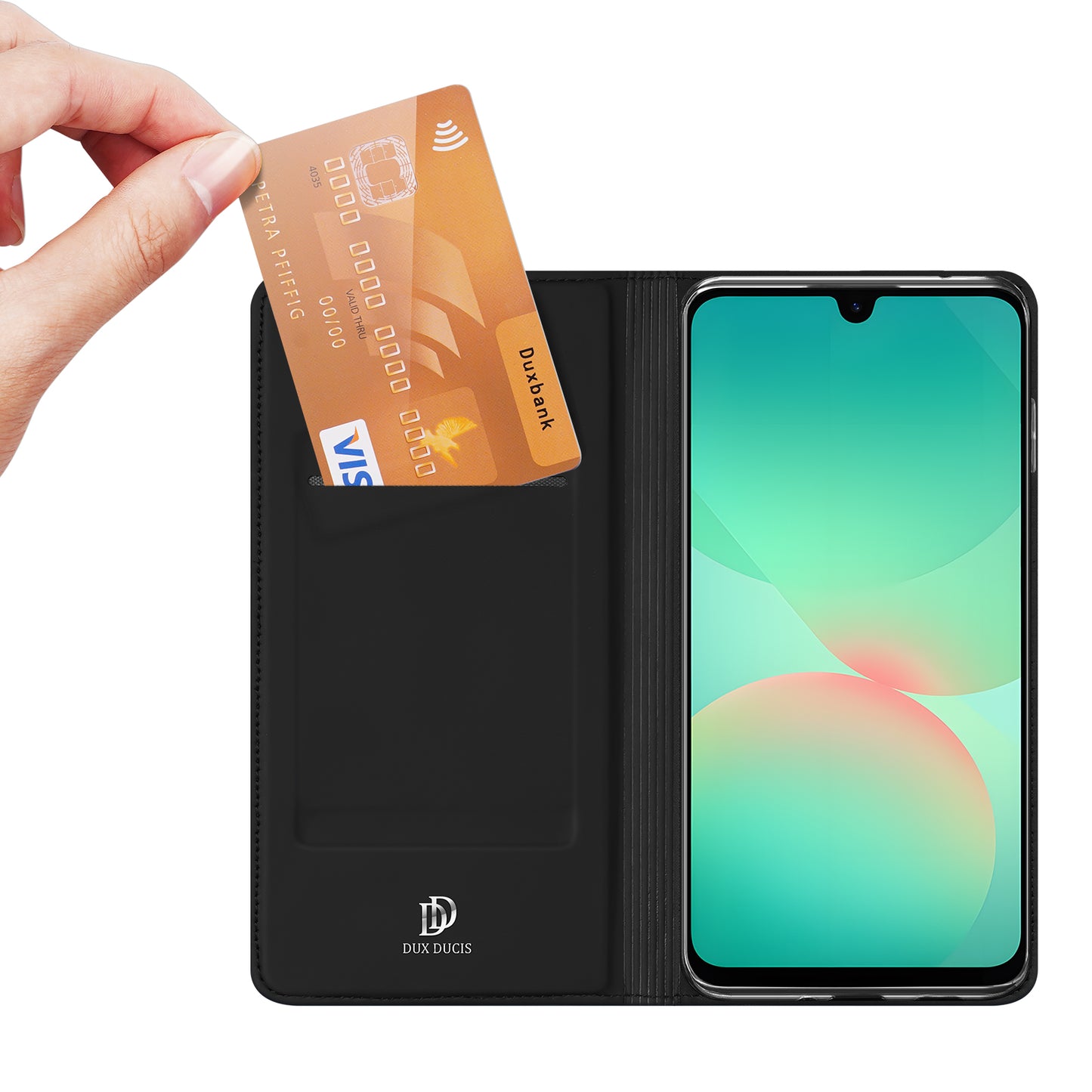 Dux Ducis For Samsung Galaxy A27 5G Case Skin Pro Series Leather Stand Cover Card Holder