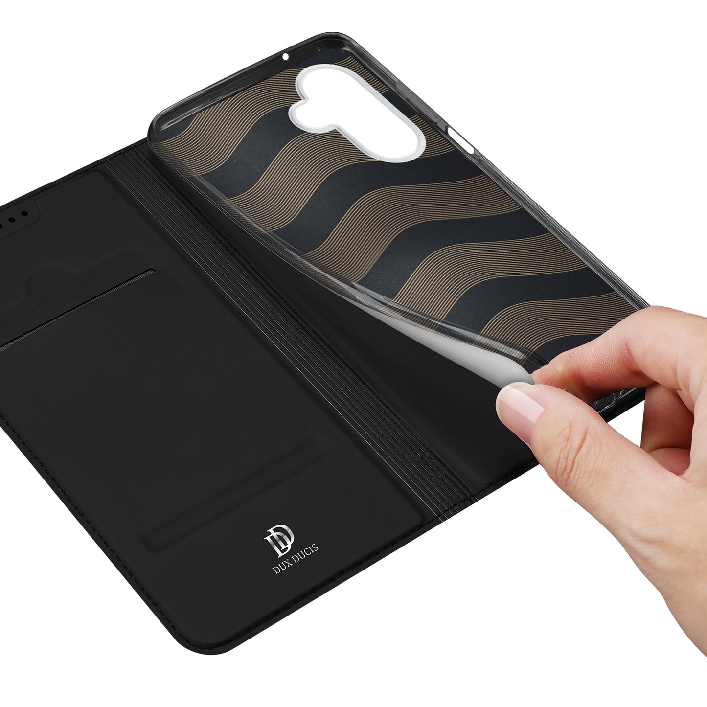 Dux Ducis For Samsung Galaxy A27 5G Case Skin Pro Series Leather Stand Cover Card Holder