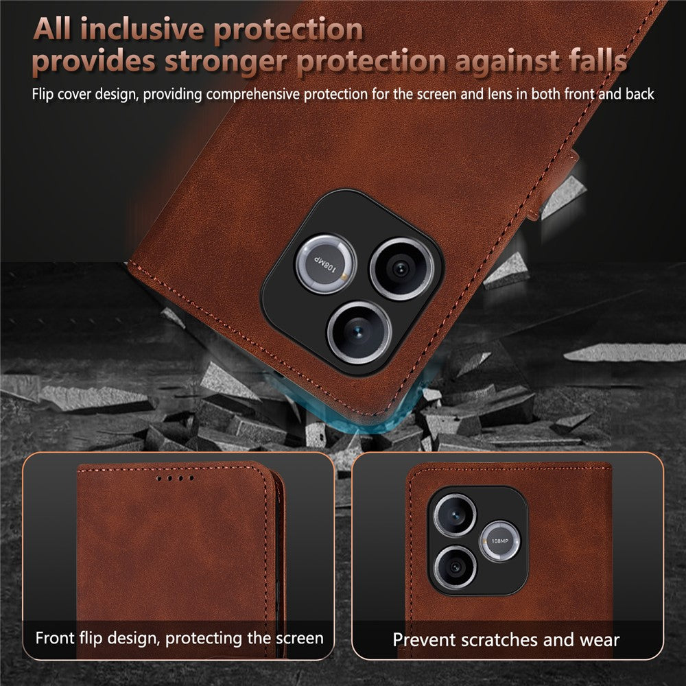 AZNS For Honor 600 Lite 5G Case PU Leather Wallet Phone Cover