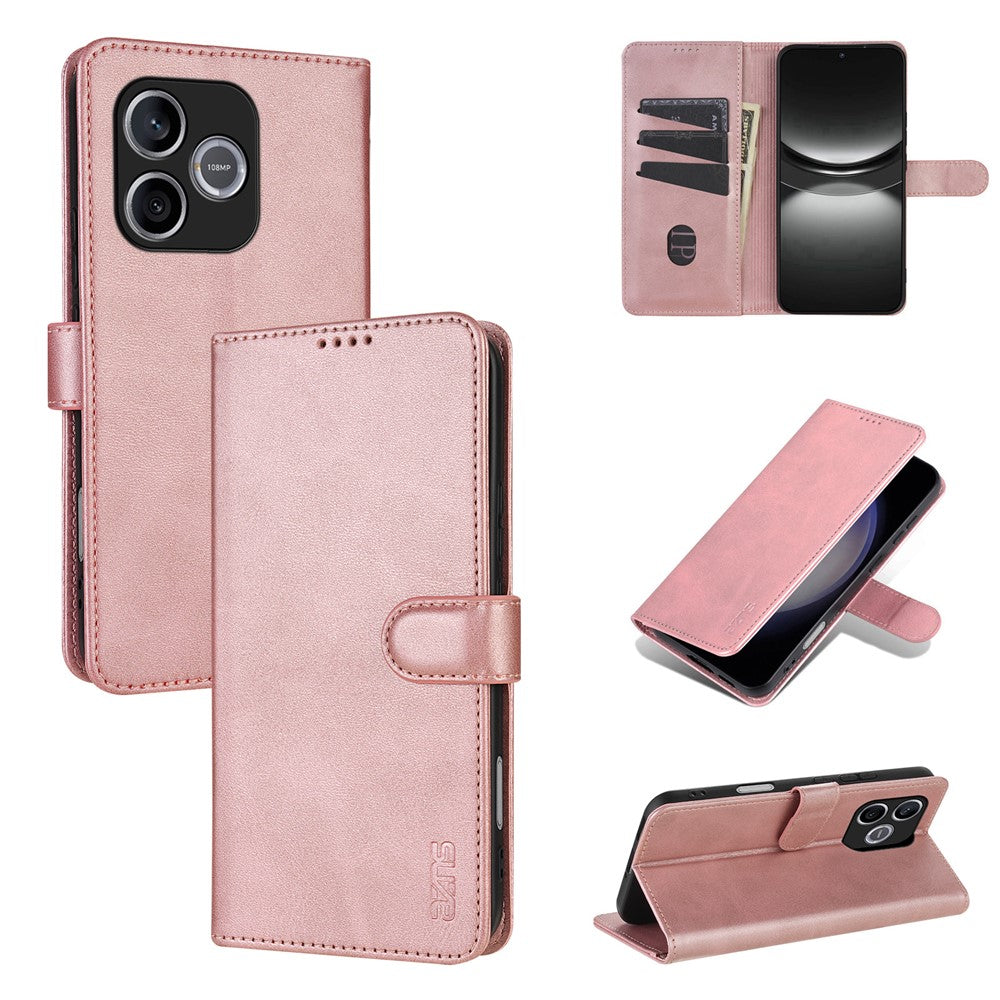 AZNS For Honor 600 Lite 5G Case PU Leather Wallet Phone Cover