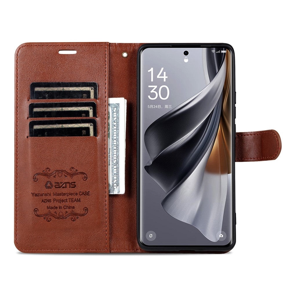 AZNS For Honor 600 Lite 5G Case Anti-Scratch PU Leather Stand Wallet Phone Cover