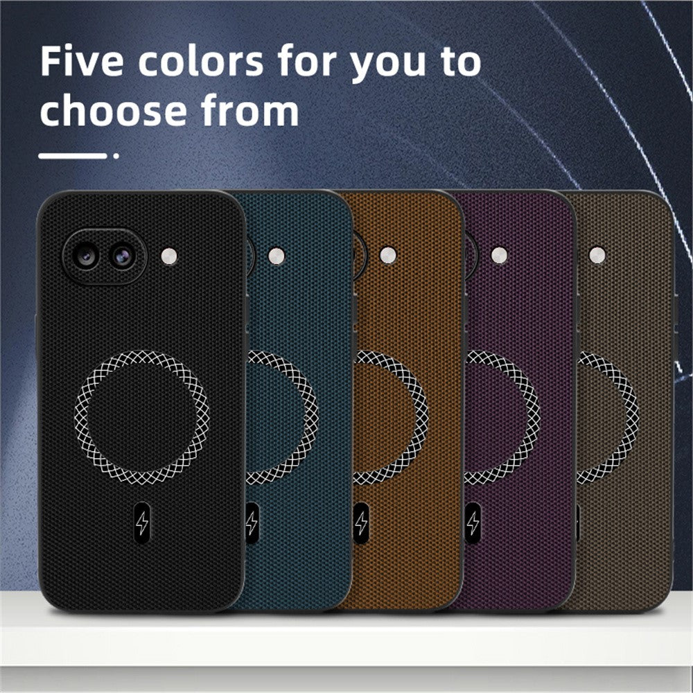 For Google Pixel 10a Case Triangle Texture PU Leather Shockproof Ultra Thin Cover