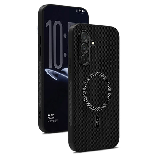 For Samsung Galaxy A27 5G Case Triangle Texture PU Leather Shockproof Ultra Thin Cover