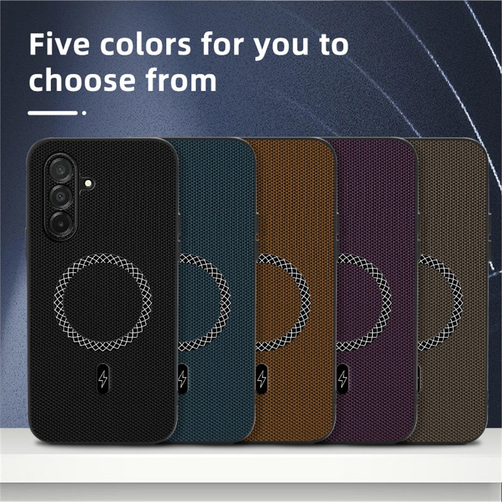 For Samsung Galaxy A27 5G Case Triangle Texture PU Leather Shockproof Ultra Thin Cover