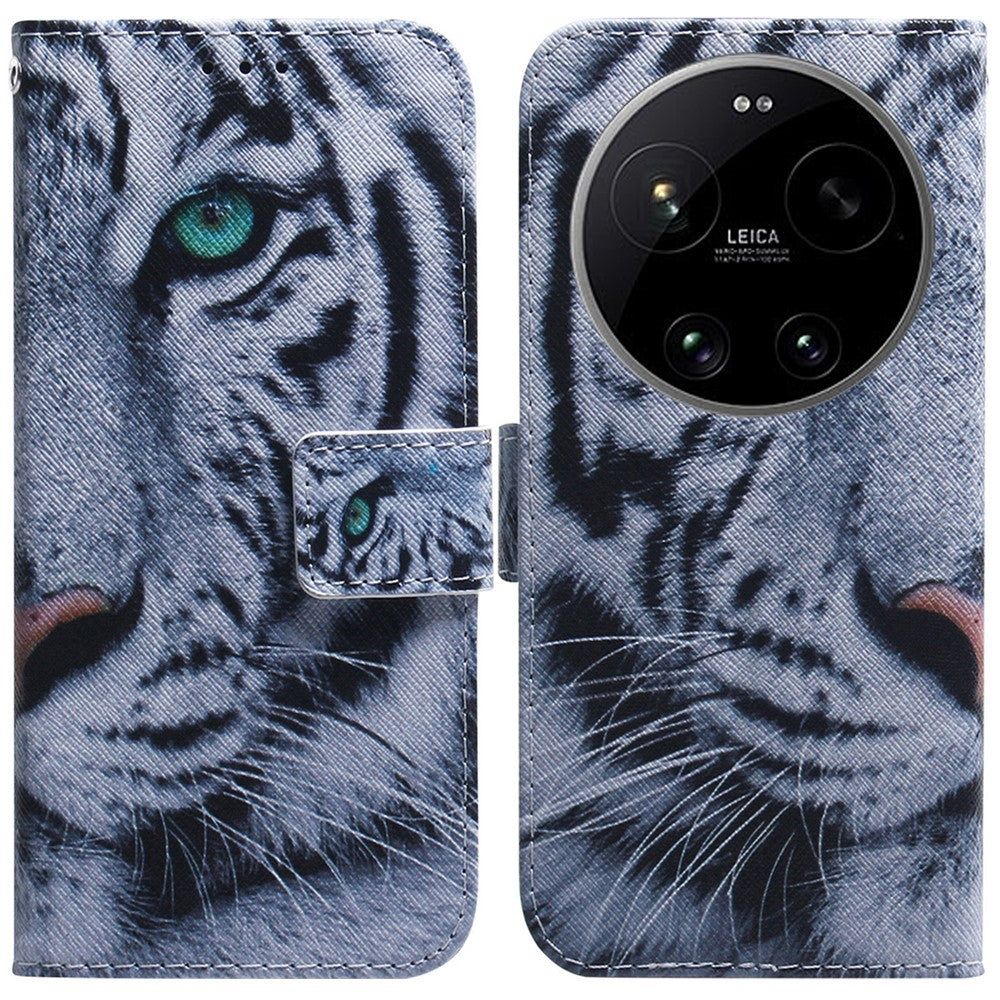 For Xiaomi 17 Ultra 5G Wallet Case Pattern Print Leather Phone Cover