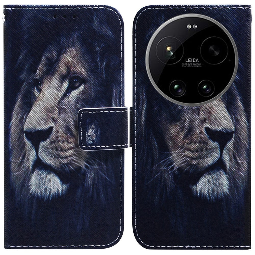For Xiaomi 17 Ultra 5G Wallet Case Pattern Print Leather Phone Cover