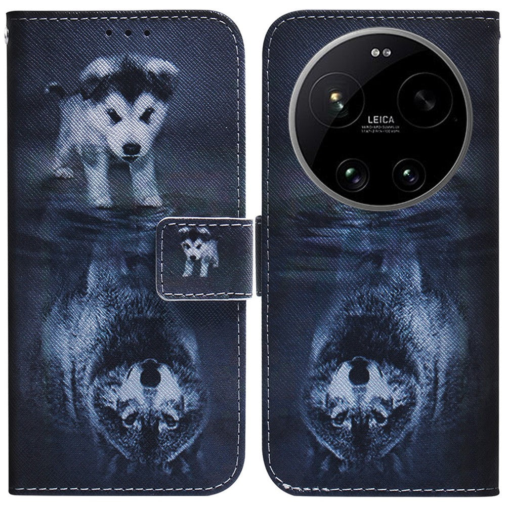 For Xiaomi 17 Ultra 5G Wallet Case Pattern Print Leather Phone Cover
