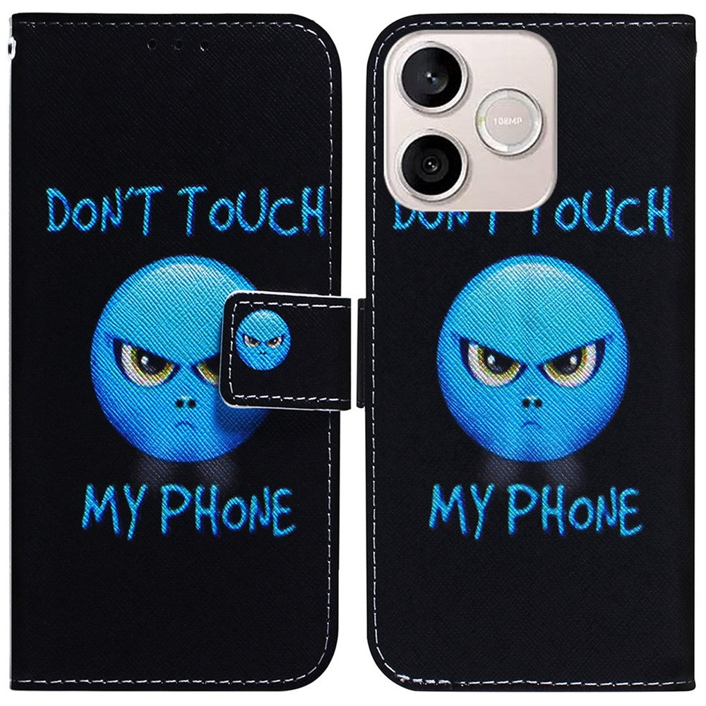 For Honor 600 Lite 5G Wallet Case Pattern Print Leather Phone Cover