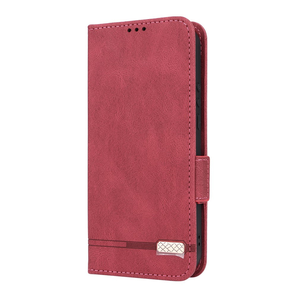 For Xiaomi 17 Ultra 5G Case Leather Wallet Flip Phone Cover with Hardware Decor