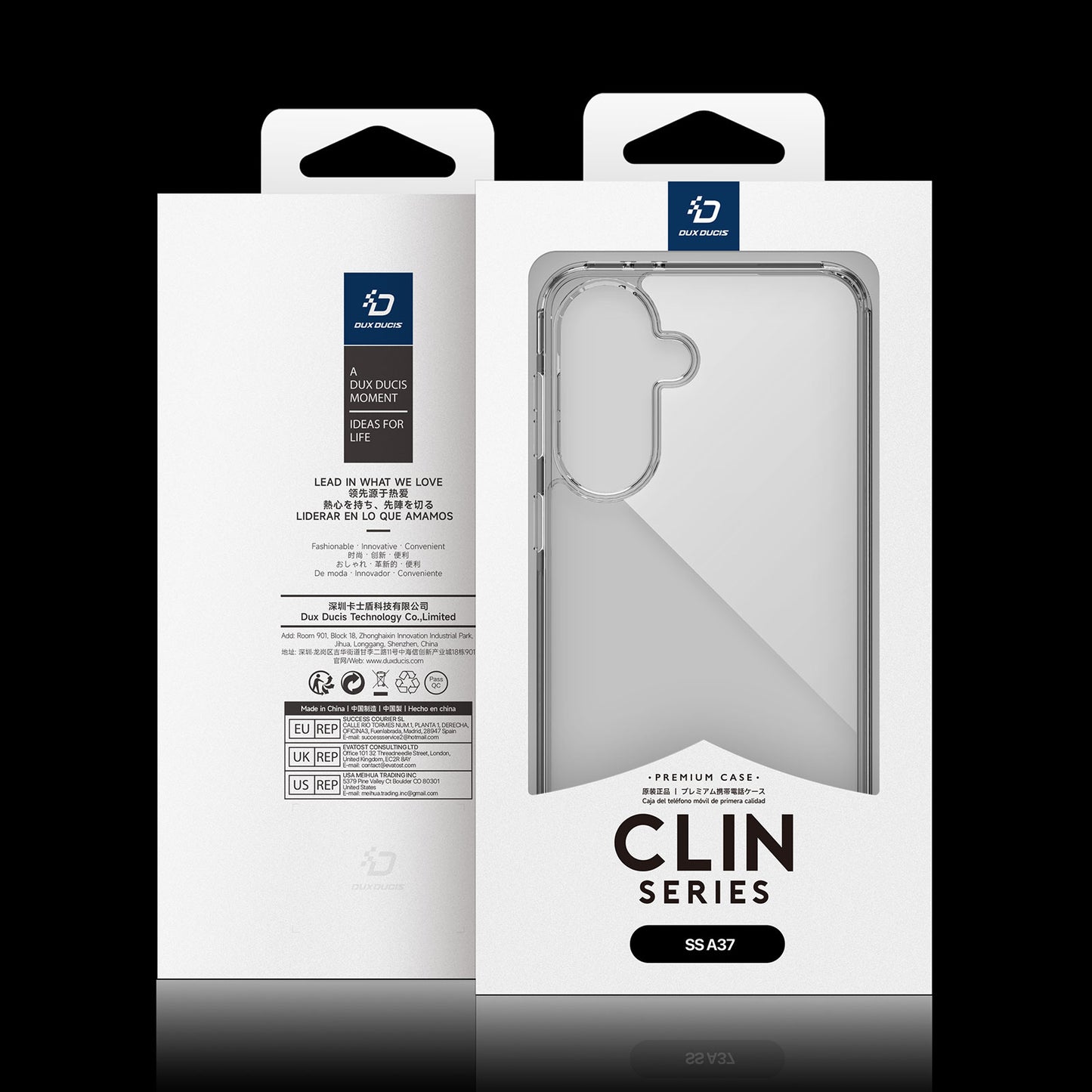 Dux Ducis for Samsung Galaxy A37 5G DUX DUCIS Clin Series Clear Phone Case TPU + PC Anti-drop Back Cover