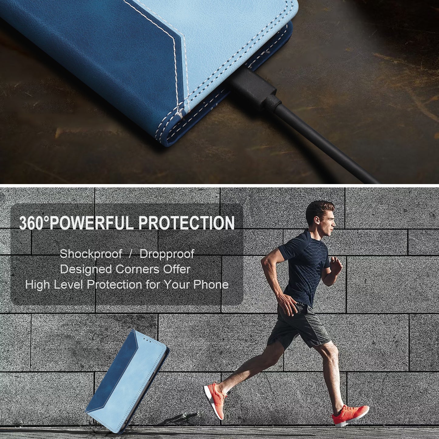 For Nothing Phone (4a) Pro Leather Case Skin Touch Color Splicing RFID Blocking Wallet Stand Phone Cover