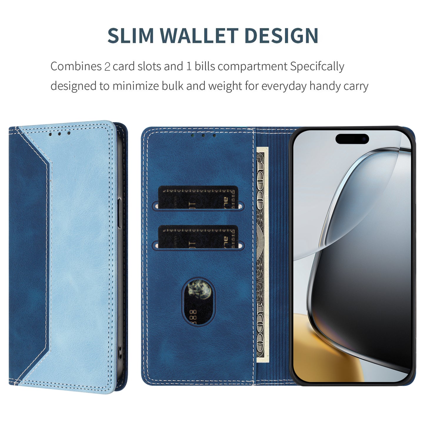 For Nothing Phone (4a) Pro Leather Case Skin Touch Color Splicing RFID Blocking Wallet Stand Phone Cover
