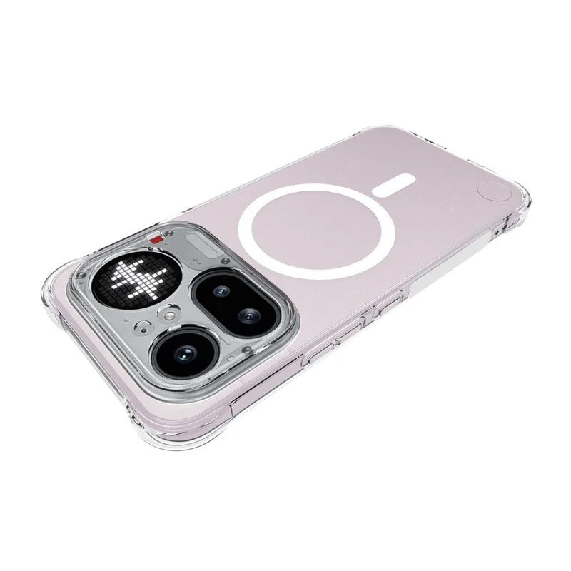 WANLONFENG for Nothing Phone (4a) Pro  TM1 Series 2.0mm Magnetic Case Clear TPU Phone Back Cover