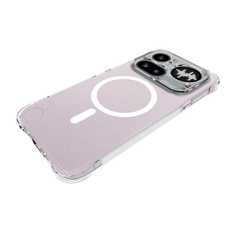 WANLONFENG for Nothing Phone (4a) Pro  TM1 Series 2.0mm Magnetic Case Clear TPU Phone Back Cover