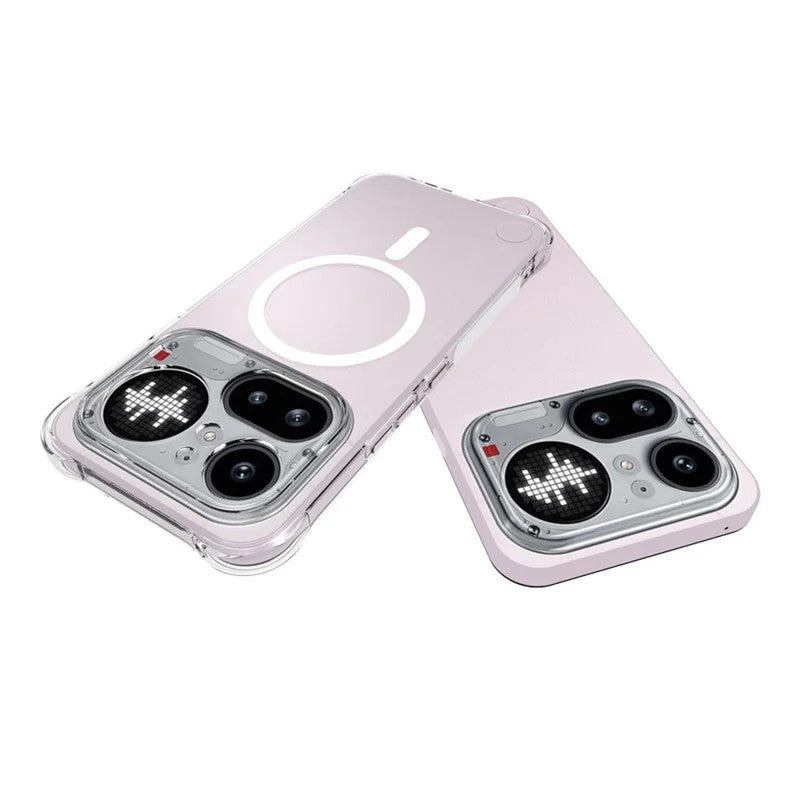 WANLONFENG for Nothing Phone (4a) Pro  TM1 Series 2.0mm Magnetic Case Clear TPU Phone Back Cover