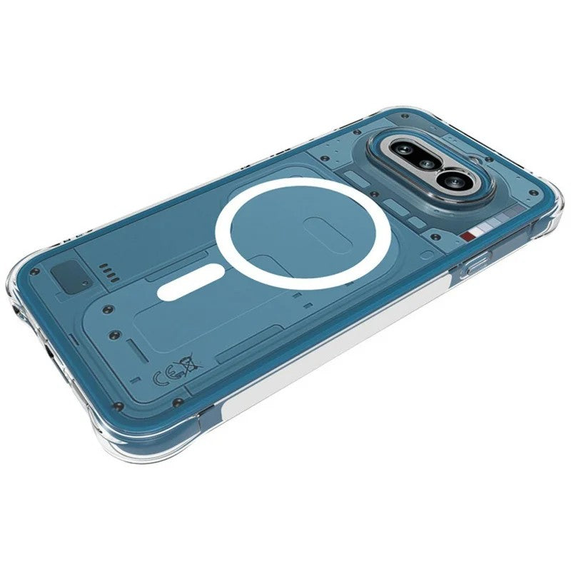 WANLONFENG for Nothing Phone (4a)  TM1 Series 2.0mm Magnetic Case Clear TPU Phone Back Cover