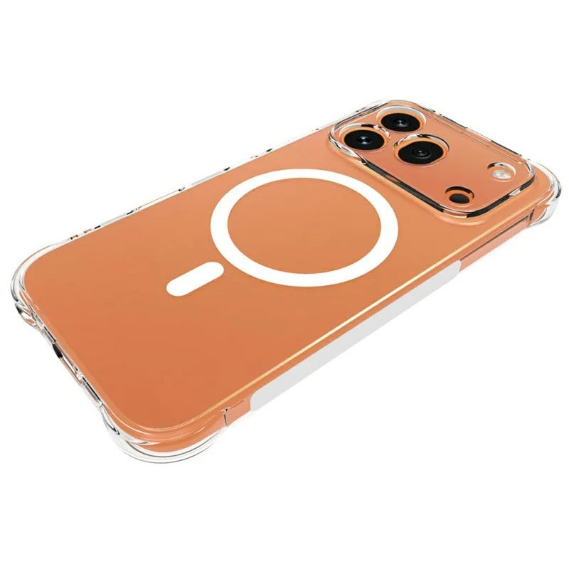WANLONFENG for Honor 600 Pro 5G  TM1 Series 2.0mm Magnetic Case Clear TPU Phone Back Cover