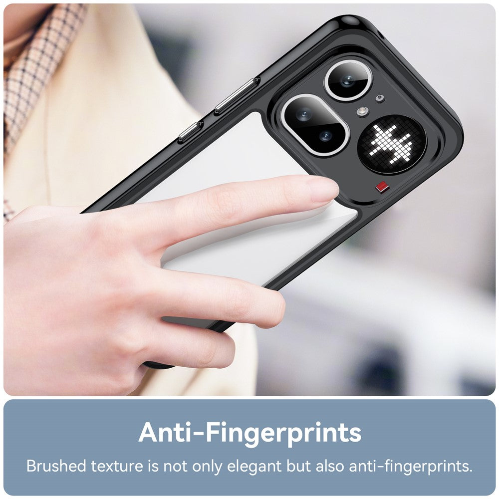Nothing Phone (4a) Pro Transparente Handyhülle – Stoßfeste Rückseite, aus TPU & Acryl