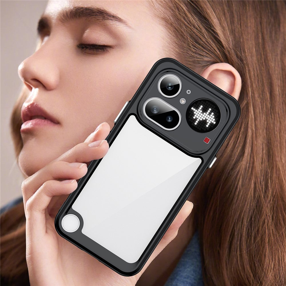 Nothing Phone (4a) Pro Transparente Handyhülle – Stoßfeste Rückseite, aus TPU & Acryl