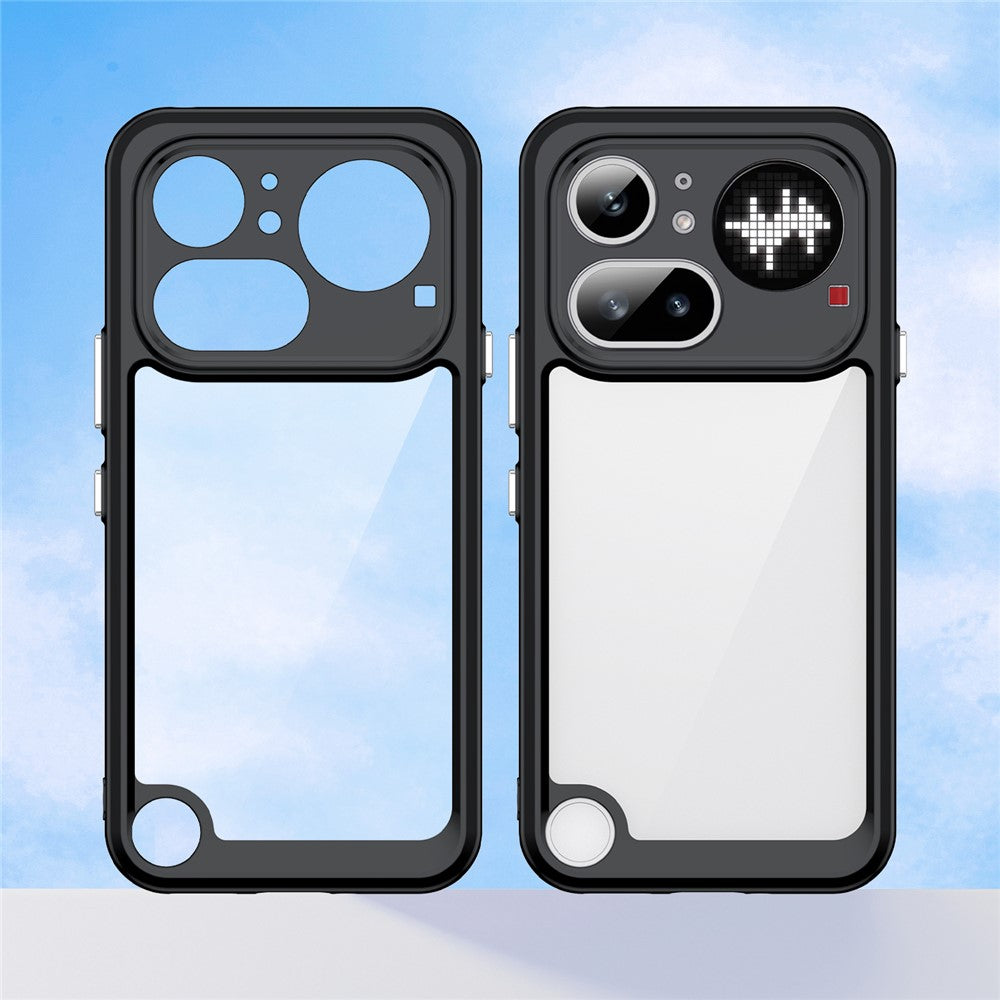 Nothing Phone (4a) Pro Transparente Handyhülle – Stoßfeste Rückseite, aus TPU & Acryl