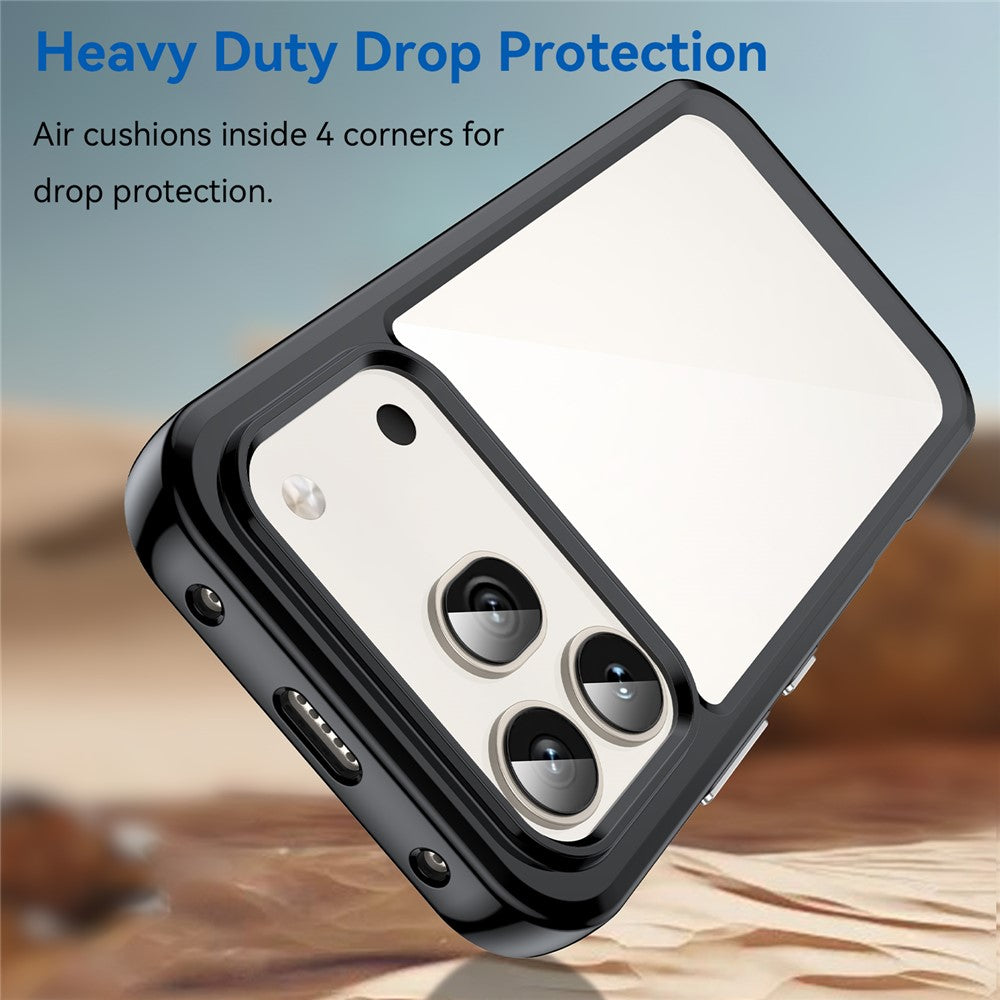 Honor 600 5G  /  600 Pro 5G Transparente Handyhülle – Stoßfeste Rückseite, aus TPU & Acryl