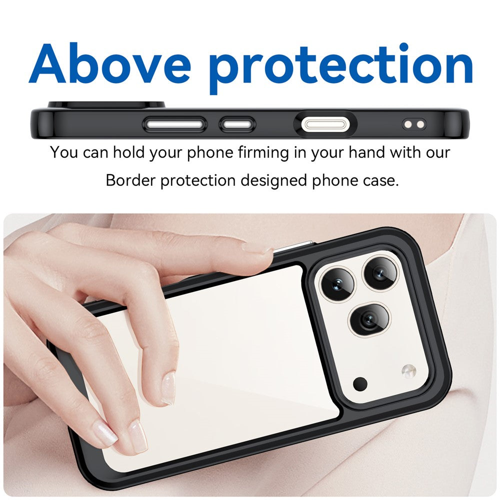 Honor 600 5G  /  600 Pro 5G Transparente Handyhülle – Stoßfeste Rückseite, aus TPU & Acryl