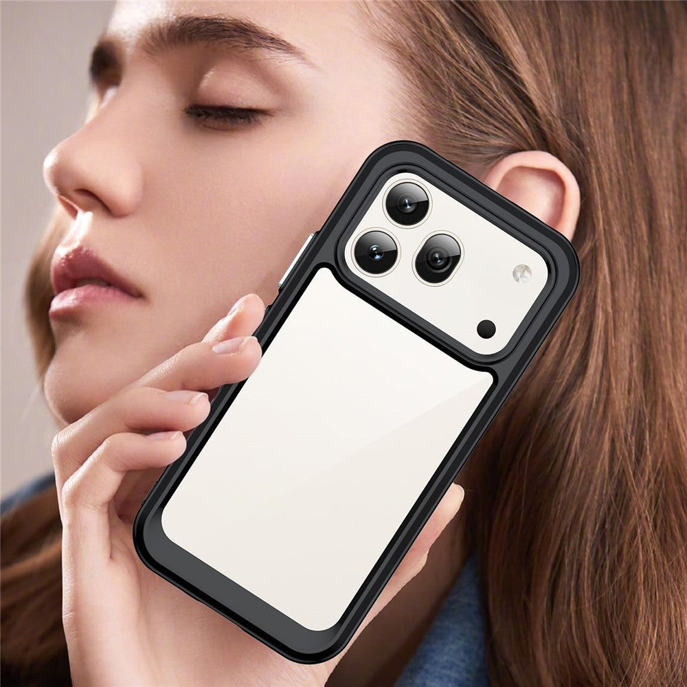 Honor 600 5G  /  600 Pro 5G Transparente Handyhülle – Stoßfeste Rückseite, aus TPU & Acryl
