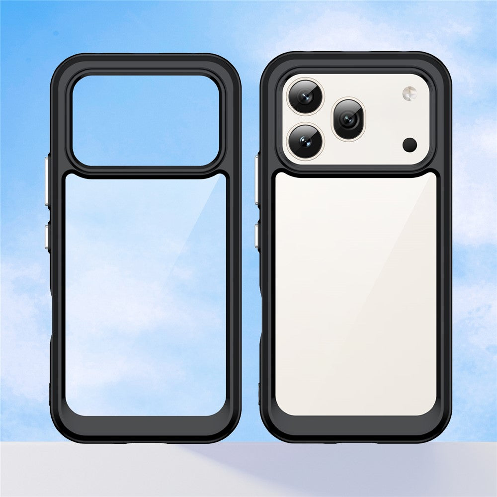Honor 600 5G  /  600 Pro 5G Transparente Handyhülle – Stoßfeste Rückseite, aus TPU & Acryl